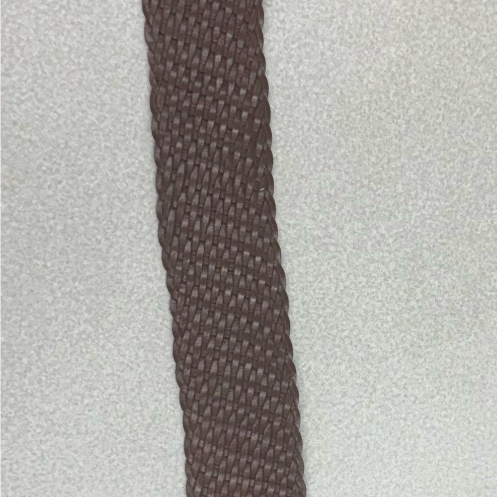 Brown Leather Belt with Red and Green Beads - Picture 4 of 5